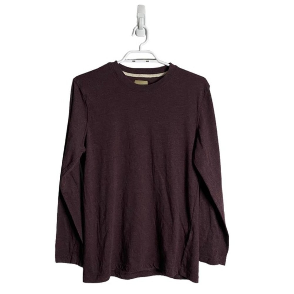 Denver Hayes Vintage Purple Long Sleeve Crewneck Shirt